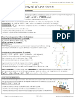 Travail D'une Force PDF