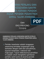 Gambaran Perilaku Dan Sikap Kesehatan Santri Putra Di