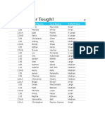 Excel2013 Sorting Practice