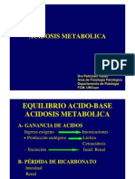 Acidosis Metabolic A