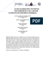 Percepção Do Marketing Invisível Pelo Consumidor de Uma Cidade Satélite Do DF