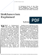 Stakhanovism Explained