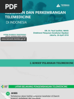 Download 1Overview of Telemedicine Implementation in IndonesiaDR Dr Yout Savithri MARS by Aisya SN378569984 doc pdf