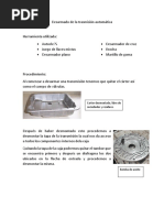 Desarmado de La Trasmisión Automática