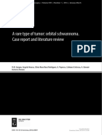 (Romanian Neurosurgery) A Rare Type of Tumor Orbital Schwannoma. Case Report and Literature Review