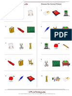 Classroom Objects List 6 PDF