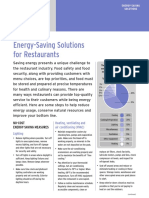 Energy Saving Solutions in Restaurant PDF