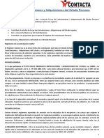 Ley de Contrataciones y Adquisiciones Del Estado Peruano