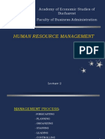 Human Resource Management: Academy of Economic Studies of Bucharest Faculty of Business Administration
