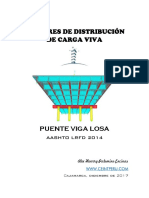 Calculo de Factores de Distribución de Carga Viva PDF