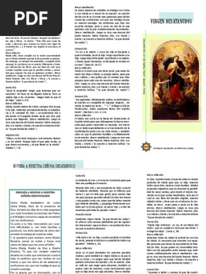 Novena Virgen Desatanudos PDF María, Madre De Jesús, 56% OFF