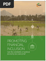 Promoting Financial Inclusion Can The Constraints of Political Economy Be Overcome