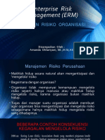 Enterprise Risk Management (ERM) : Manajemen Risiko Organisasi