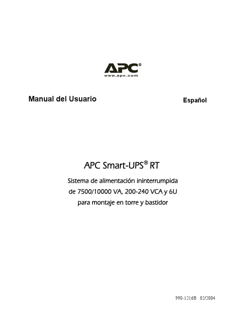 APC BACK UPS 1000 MANUAL PDF intelligence overview