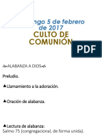 Diapositivas Del Domingo 5 de Febrero de 2017