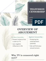 Television Censorship: By: Sri Putri Utami (1610201108) Eka Oktaviani (1610201123)