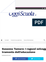 Susanna Tamaro: I Ragazzi Selvaggi e Il Tramonto Dell'Educazione - Oggiscuola