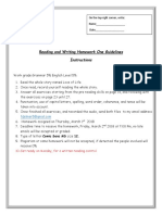 Reading and Writing Homework One Guidelines.docx