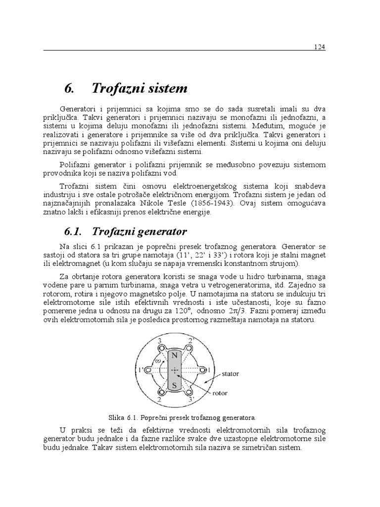 6 - Trofazni Sistem - Predavanja+zadaci | PDF