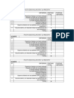 Pauta de Evaluación