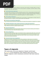 Forms of Migration