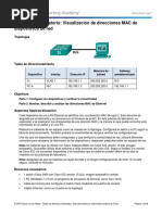 5.1.2.8 Lab - Viewing Network Device MAC Addresses