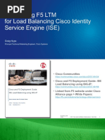 Configuring F5 LTM For Cisco ISE Load Balancing