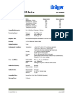 Drägersensor Xs Amine: Gases Qualified To Measure