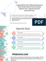 Analisis Mutasi Gen TGFBI Pada Diagnosis Klinis Pasien Distrofi Kornea Granuler Sebelum PTK: Sebuah Studi Pilot Dari China Timur