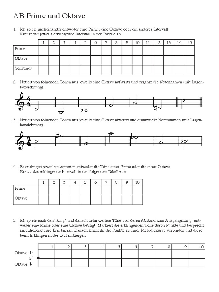 34+ Intervalle Bestimmen Musik Klasse 7 Background
