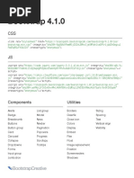 Bootstrap 4 Cheat Sheet v410