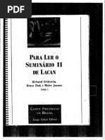 Para Ler o Seminário 11 de Lacan