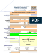 Ficha de Inscripción - Ingeniería Estructural