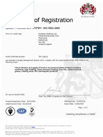 ISO 9001 Certification for Safety Gear Manufacturer