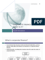 Corporate Finance What Is It?: Aswath Damodaran