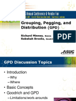 Grouping, Pegging, and Distribution (GPD)