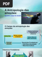 A Antropologia Das Emoções Um Novo Campo de Estudo Aula 1