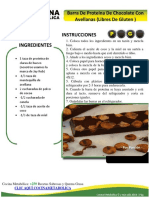 Barra de Proteína de Chocolate Con Avellanas