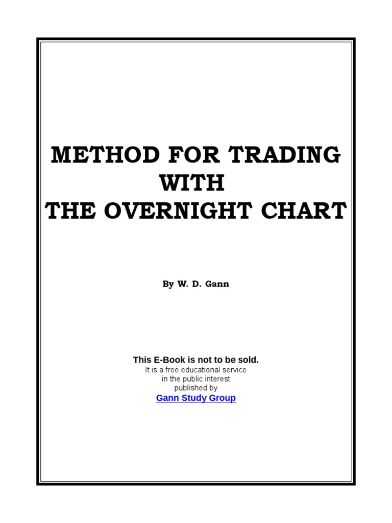Overnight Chart - W. D. Gann PDF | PDF