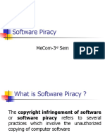 Sofware Piracy