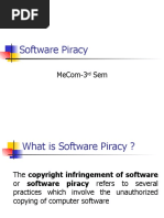 Sofware Piracy