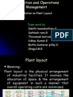 Project Presentation On Plant Layout