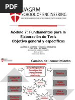 Objetivos para un Tesis