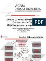 Objetivos para Un Tesis