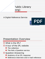 Internet Public Library: A Digital Reference Service