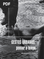 Gestos urbanos pensar o tempo - Margareth da Silva Pereira 