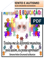 Letramento e Autismo Frases Pontilhada