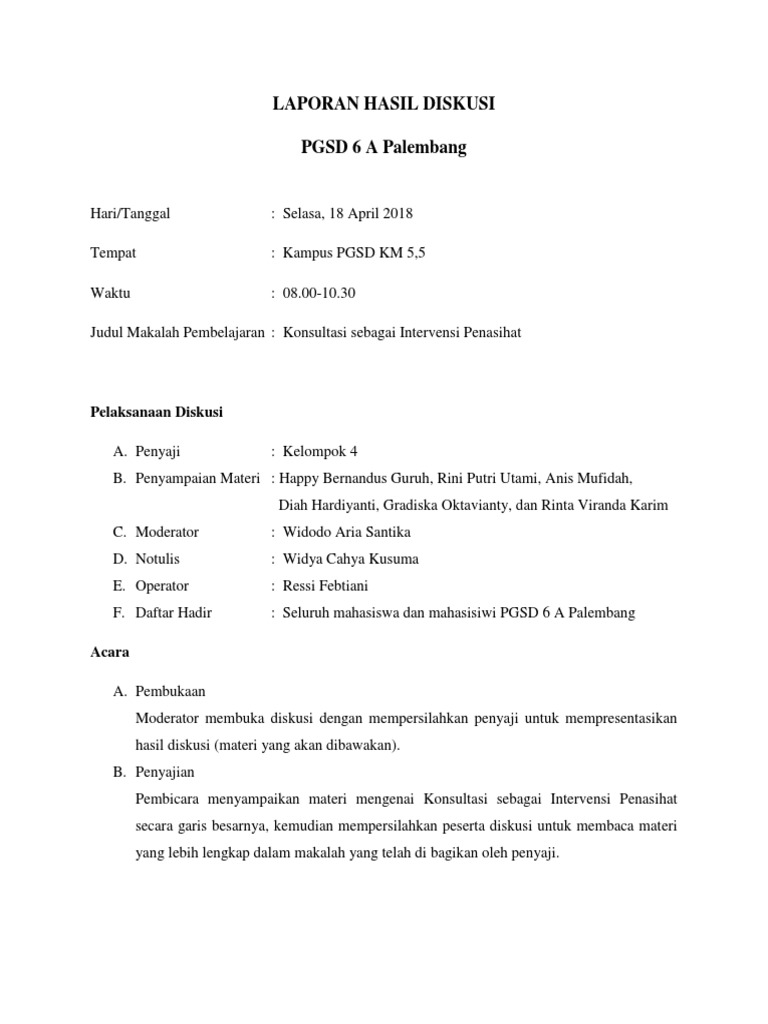 Laporan Hasil Diskusi Bk Kelompok 4 Docx