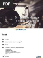 5 Maneiras de Usar O Vídeo Para Gerar Renda Online
