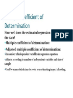 Multiple Coefficient of Determination